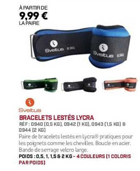 BRACELETS LESTÉS LYCRA