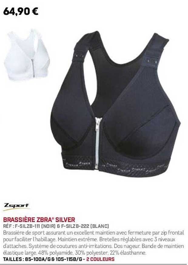 BRASSIÈRE ZBRA® SILVER