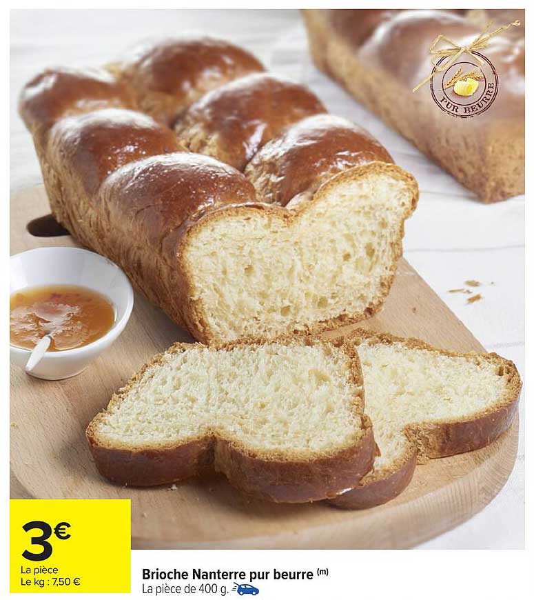 Brioche Nanterre pur beurre