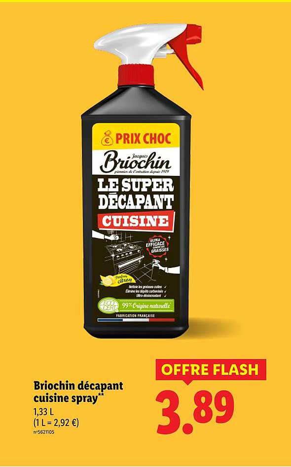 Briochin décapant cuisine spray