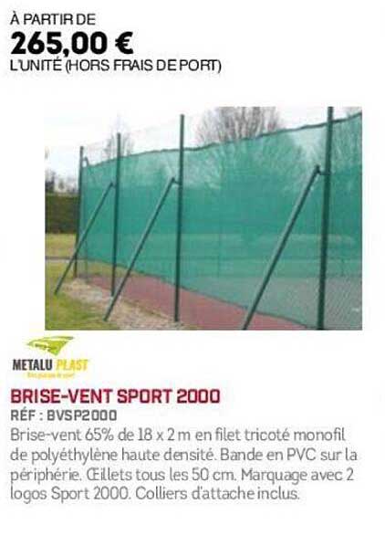 BRISE-VENT SPORT 2000