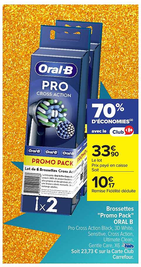 Brossettes "Promo Pack" Oral B