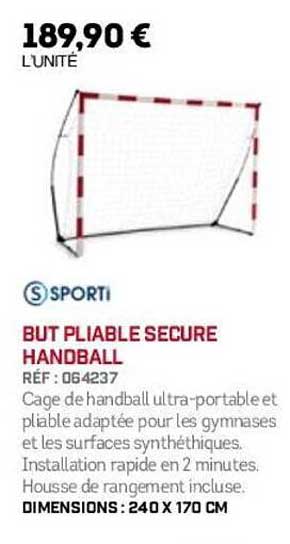 BUT PLIABLE SECURE HANDBALL