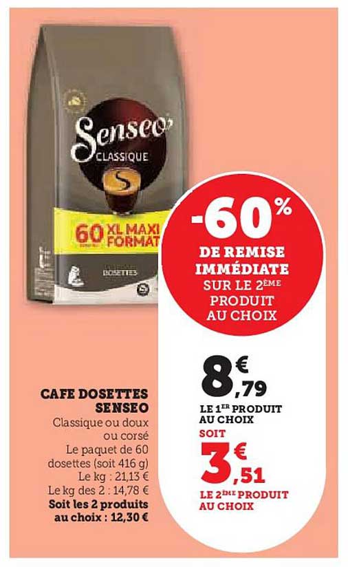 CAFÉ DOSETTES SENSEO
