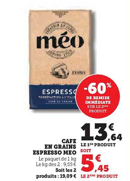 Café en Grains Espresso Meo