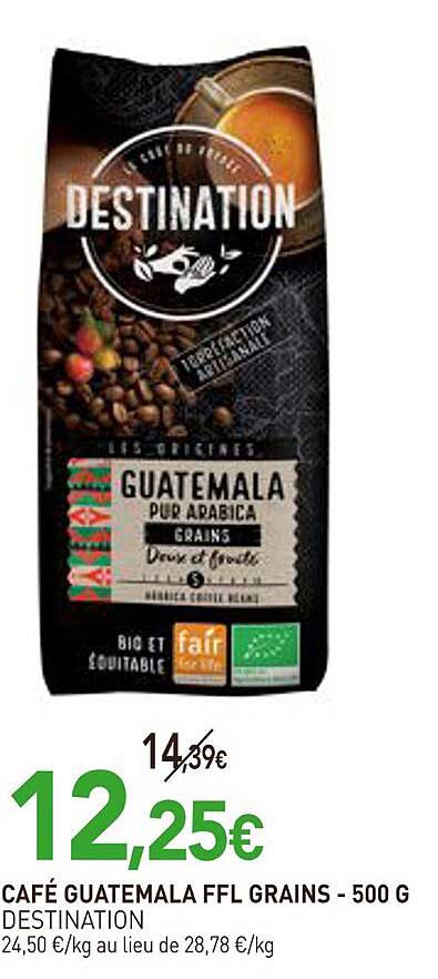 CAFÉ GUATEMALA FFL GRAINS - 500 G