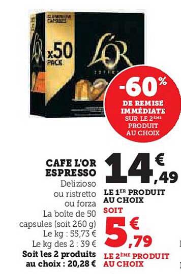 CAFE L'OR ESPRESSO