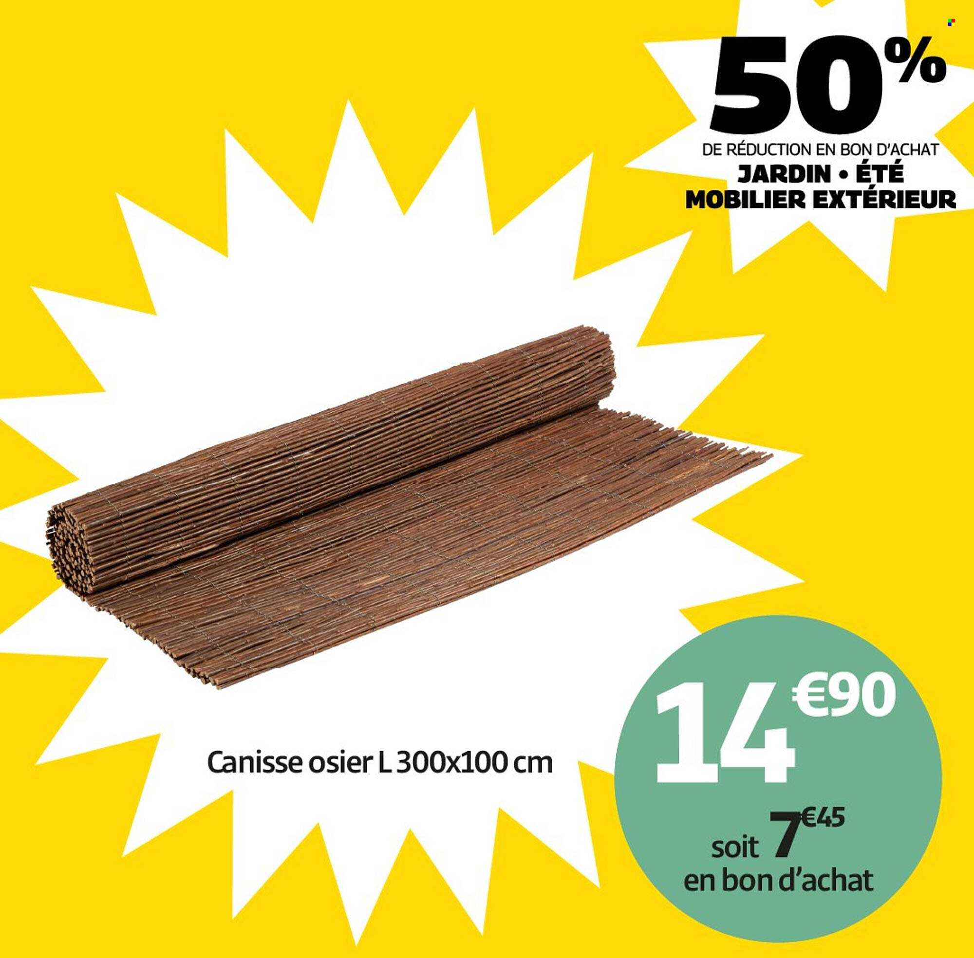Canisse osier L 300x100 cm