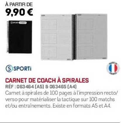 CARNET DE COACH À SPIRALES