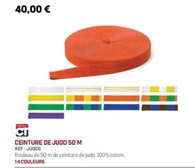CEINTURE DE JUDO 50 M