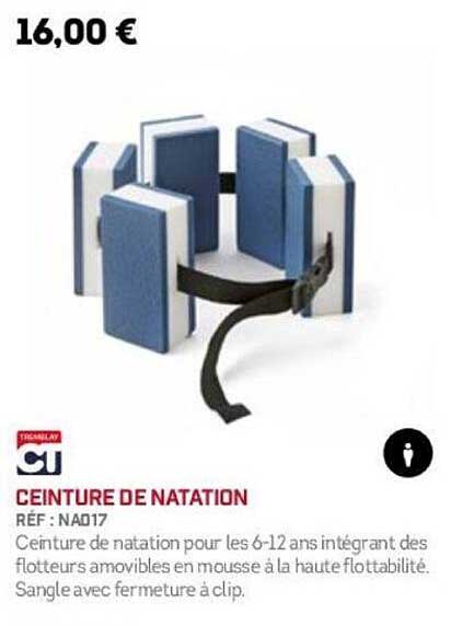CEINTURE DE NATATION