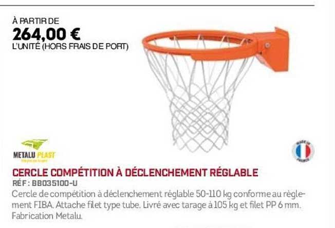 CERCLE COMPÉTITION À DÉCLENCHEMENT RÉGLABLE