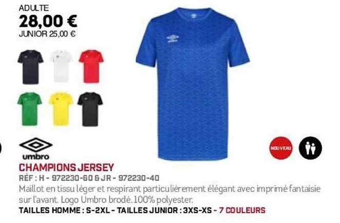 CHAMPIONS JERSEY
