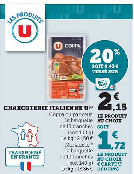 CHARCUTERIE ITALIENNE U
