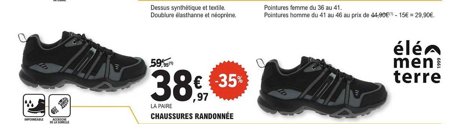 CHAUSSURES RANDONNÉE