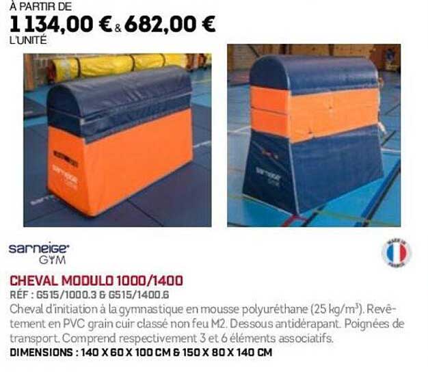 CHEVAL MODULO 1000/1400