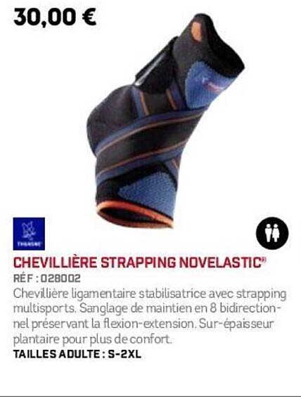 CHEVILLIÈRE STRAPPING NOVELASTIC*