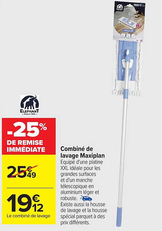 Combiné de lavage Maxiplan