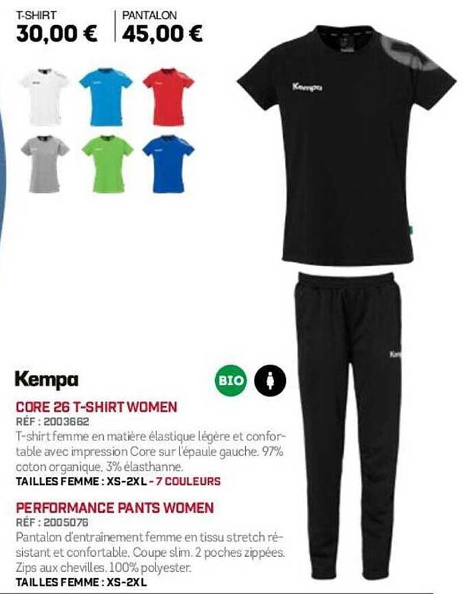 CORE 26 T-SHIRT WOMEN & PERFORMANCE PANTS WOMEN