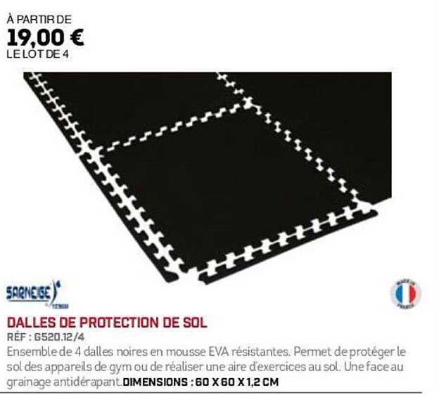 DALLES DE PROTECTION DE SOL