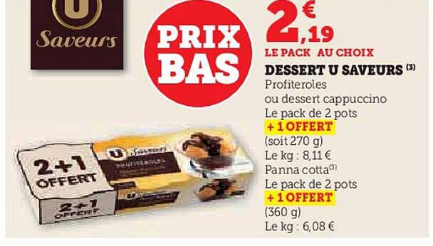 DESSERT U SAVEURS