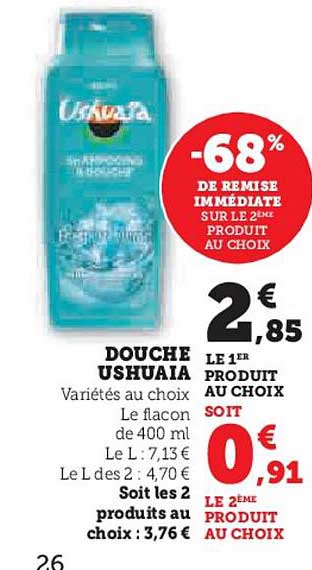 DOUCHE USHUAIA