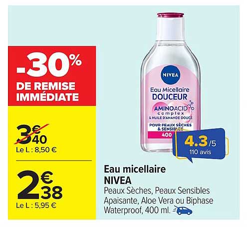 Eau micellaire NIVEA