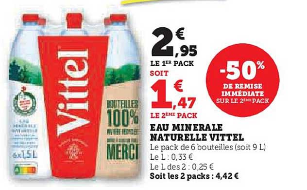 EAU MINERALE NATURELLE VITTEL
