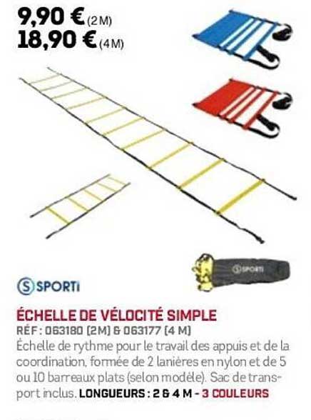 ÉCHELLE DE VITESSE SIMPLE