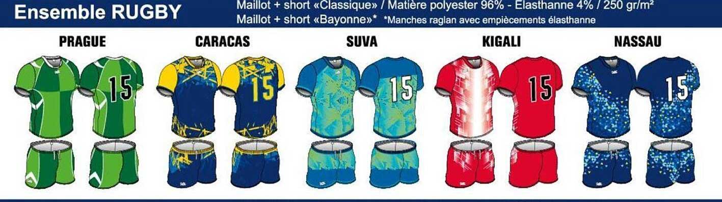 Ensemble RUGBY