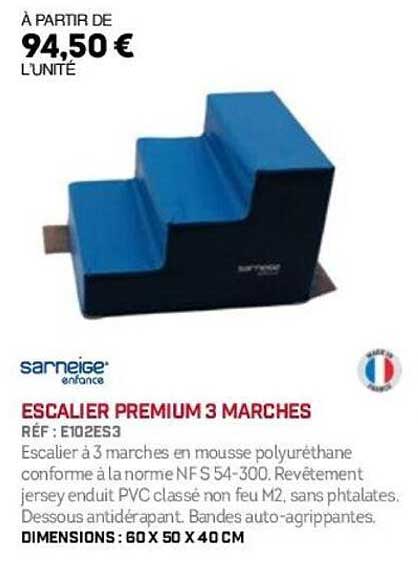ESCALIER PREMIUM 3 MARCHES