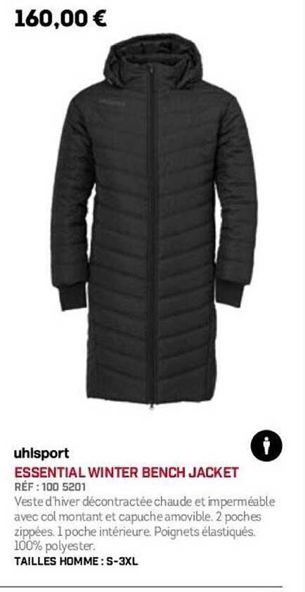 ESSENTIAL WINTER BENCH JACKET