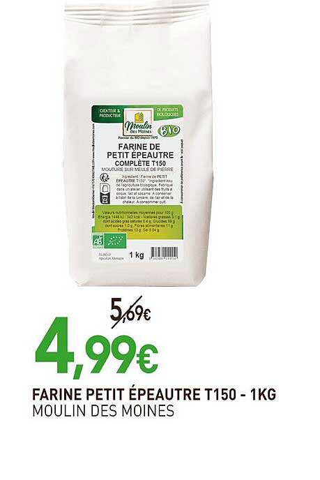FARINE PETIT ÉPEAUTRE T150 - 1KG