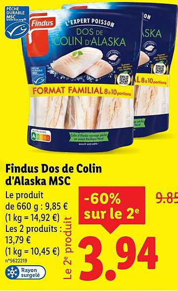 Findus Dos de Colin d'Alaska MSC