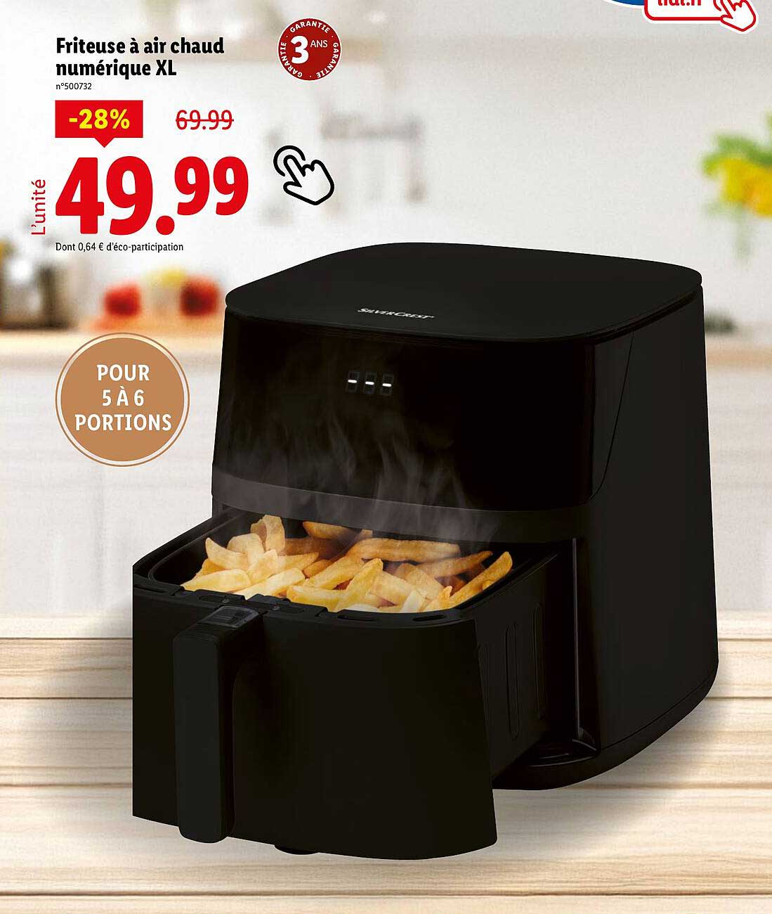 Friteuse à air chaud numérique XL
