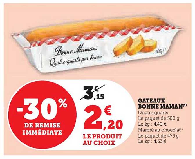 GATEAUX BONNE MAMAN