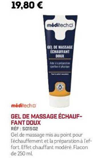 GEL DE MASSAGE ÉCHAUF-FANT DOUX