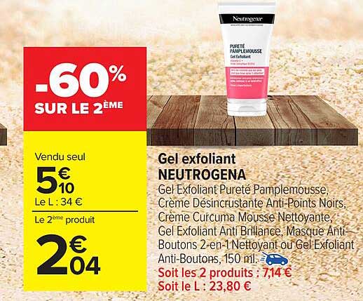 Gel exfoliant NEUTROGENA
