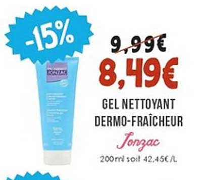 GEL NETTOYANT DERMO-FRAÎCHEUR