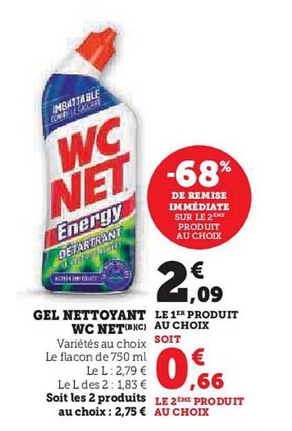 GEL NETTOYANT WC NET®
