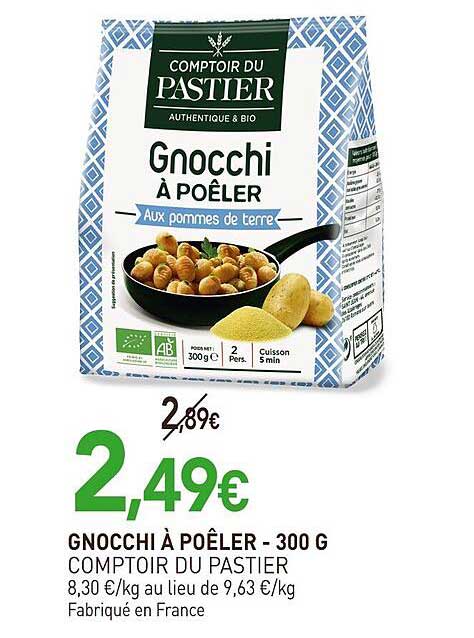 Gnocchi à poêler - 300 g Comptoir du Pastier