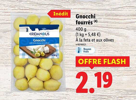 Gnocchi fourrés