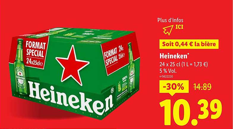 Heineken 24 x 25 cl