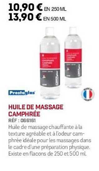 HUILE DE MASSAGE CAMPHRÉE