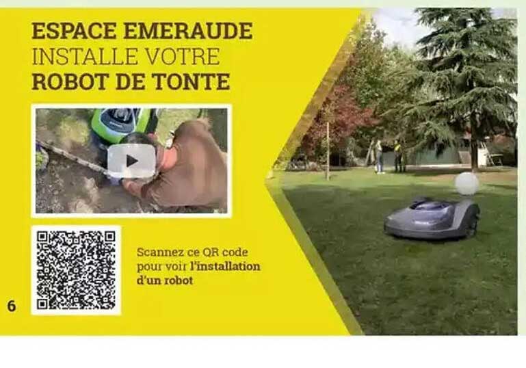 INSTALLER VOTRE ROBOT DE TONTE