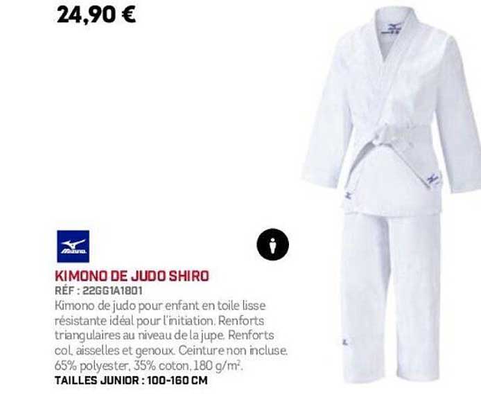 KIMONO DE JUDO SHIRO