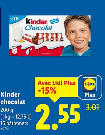 Kinder chocolat