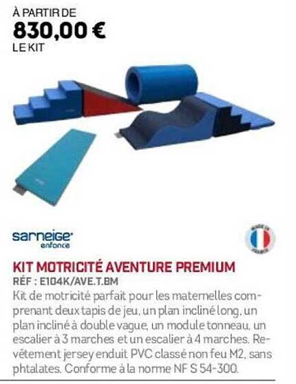 KIT MOTRICITÉ AVENTURE PREMIUM
