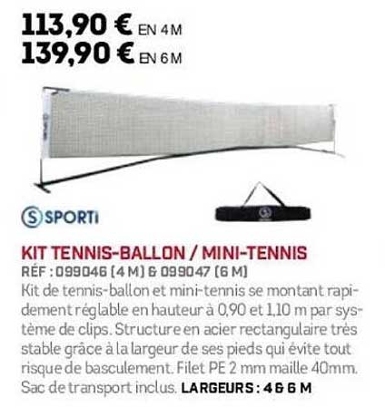 KIT TENNIS-BALLON / MINI-TENNIS