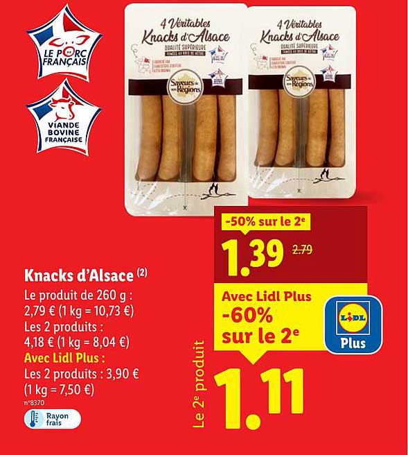 Knacks d'Alsace